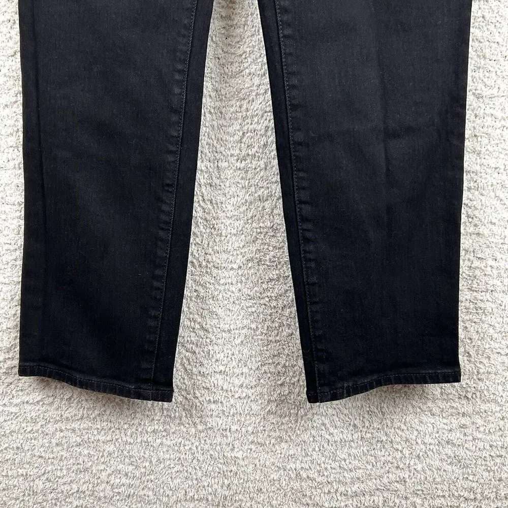 J. Crew Essential Straight Jeans Womens 28 Black Casual Cotton Straight Workwear